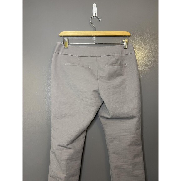Ann Taylor Pants Womens 6P Gray Signature Straight Leg Stretch Dress Work - Picture 6 of 10